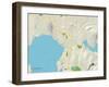 Political Map of Bellingham, WA-null-Framed Art Print