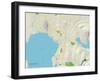 Political Map of Bellingham, WA-null-Framed Art Print