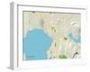 Political Map of Bellingham, WA-null-Framed Art Print