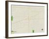 Political Map of Bellwood, IL-null-Framed Art Print