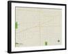 Political Map of Bellwood, IL-null-Framed Art Print