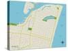 Political Map of Belmar, NJ-null-Stretched Canvas