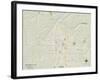 Political Map of Bentonville, AR-null-Framed Art Print