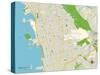 Political Map of Berkeley, CA-null-Stretched Canvas
