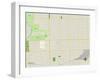 Political Map of Berwyn, IL-null-Framed Art Print