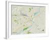 Political Map of Billings, MT-null-Framed Art Print