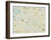 Political Map of Birmingham, MI-null-Framed Art Print