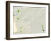 Political Map of Black Forest, CO-null-Framed Art Print