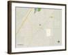 Political Map of Blackfoot, ID-null-Framed Art Print