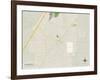 Political Map of Blackfoot, ID-null-Framed Art Print