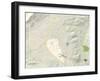 Political Map of Blacksburg, VA-null-Framed Art Print