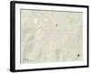 Political Map of Blair, NE-null-Framed Art Print