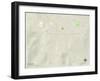 Political Map of Blair, NE-null-Framed Art Print