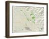 Political Map of Boise, ID-null-Framed Art Print