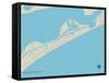 Political Map of Bolivar Peninsula, TX-null-Framed Stretched Canvas