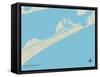 Political Map of Bolivar Peninsula, TX-null-Framed Stretched Canvas
