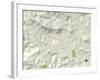 Political Map of Boone, NC-null-Framed Art Print