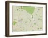 Political Map of Bowie, MD-null-Framed Art Print