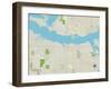 Political Map of Bradenton, FL-null-Framed Art Print