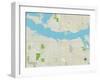 Political Map of Bradenton, FL-null-Framed Art Print