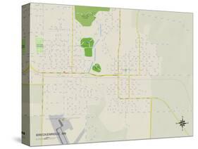 Political Map of Breckenridge, MN-null-Stretched Canvas