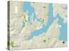 Political Map of Bremerton, WA-null-Stretched Canvas