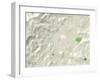 Political Map of Brevard, NC-null-Framed Art Print