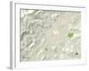 Political Map of Brevard, NC-null-Framed Art Print