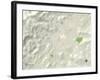 Political Map of Brevard, NC-null-Framed Art Print