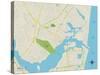 Political Map of Brielle, NJ-null-Stretched Canvas