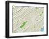 Political Map of Bristol, TN-null-Framed Art Print