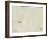 Political Map of Broussard, LA-null-Framed Art Print