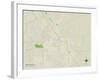 Political Map of Broussard, LA-null-Framed Art Print