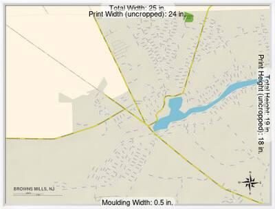 Browns Mills Nj Map Political Map Of Browns Mills, Nj' Prints | Allposters.com