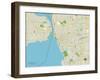 Political Map of Buffalo, NY-null-Framed Art Print