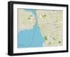 Political Map of Buffalo, NY-null-Framed Art Print