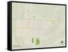 Political Map of Butler, MO-null-Framed Stretched Canvas