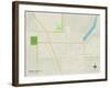 Political Map of Campbellsport, WI-null-Framed Art Print