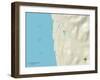 Political Map of Cannon Beach, OR-null-Framed Art Print