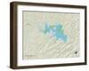 Political Map of Canyon Lake, TX-null-Framed Art Print