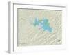 Political Map of Canyon Lake, TX-null-Framed Art Print