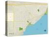 Political Map of Capitola, CA-null-Stretched Canvas