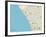 Political Map of Carlsbad, CA-null-Framed Art Print