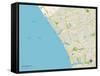 Political Map of Carlsbad, CA-null-Framed Stretched Canvas