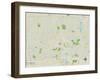 Political Map of Carmel, IN-null-Framed Art Print