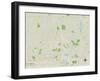 Political Map of Carmel, IN-null-Framed Art Print