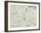 Political Map of Casselberry, FL-null-Framed Art Print