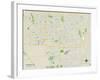 Political Map of Chandler, AZ-null-Framed Art Print