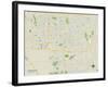 Political Map of Chandler, AZ-null-Framed Art Print