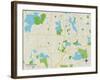 Political Map of Chanhassen, MN-null-Framed Art Print